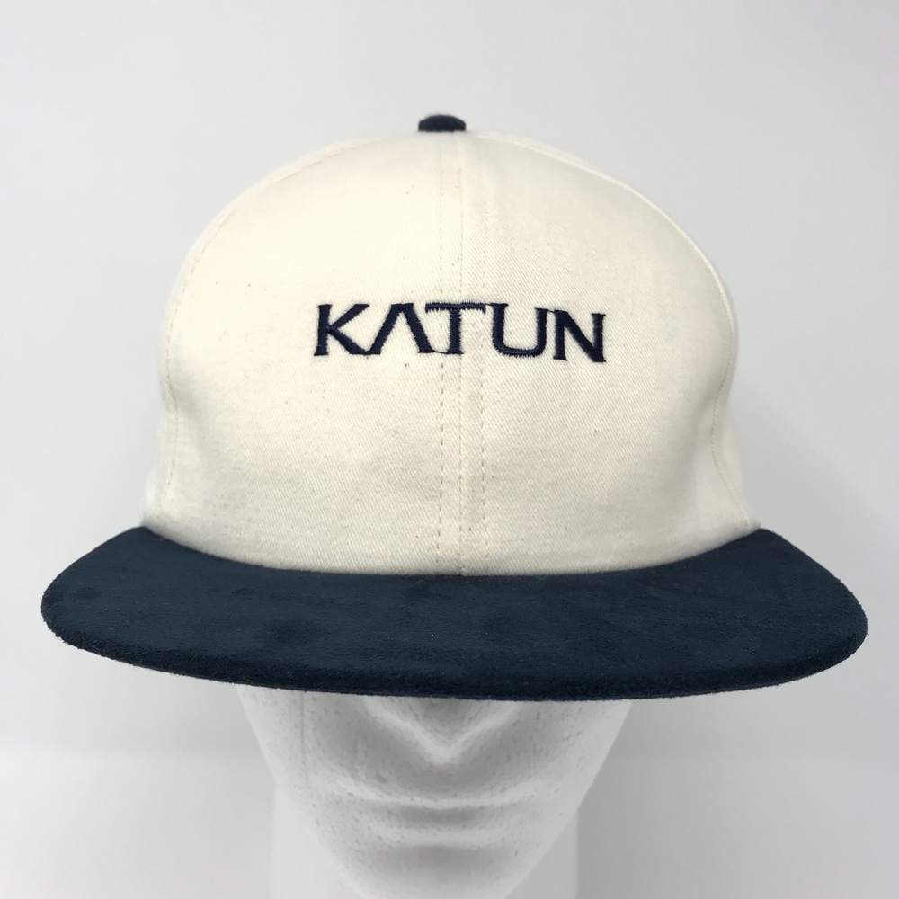 Katun Vintage 80's Strapback Suede White Hat Cap